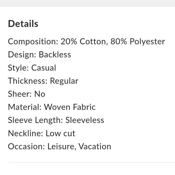 NWT Commense Solid Backless Tiered Black Maxi Dress Large - Picture 6 of 9